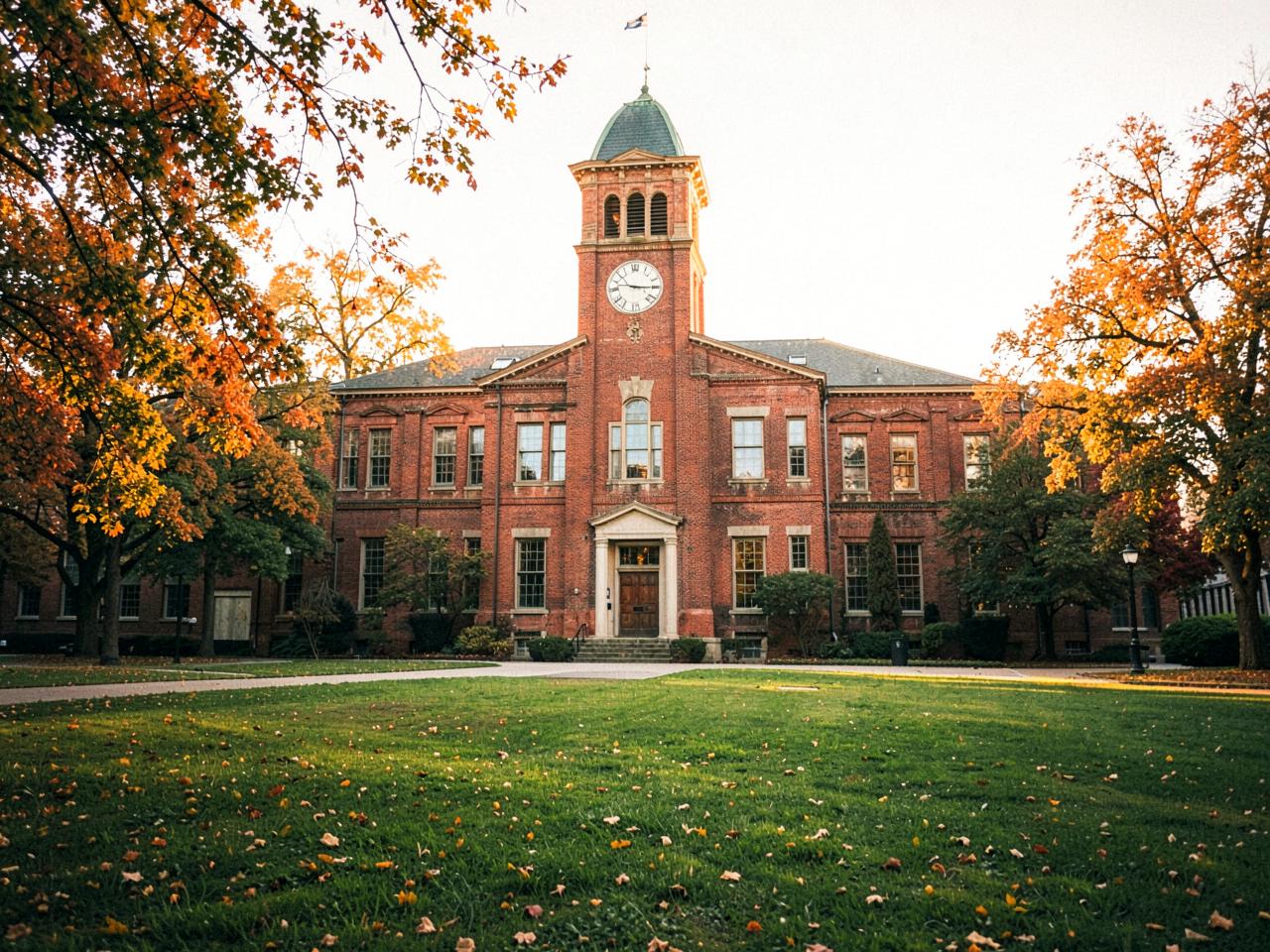 School & university — Old main